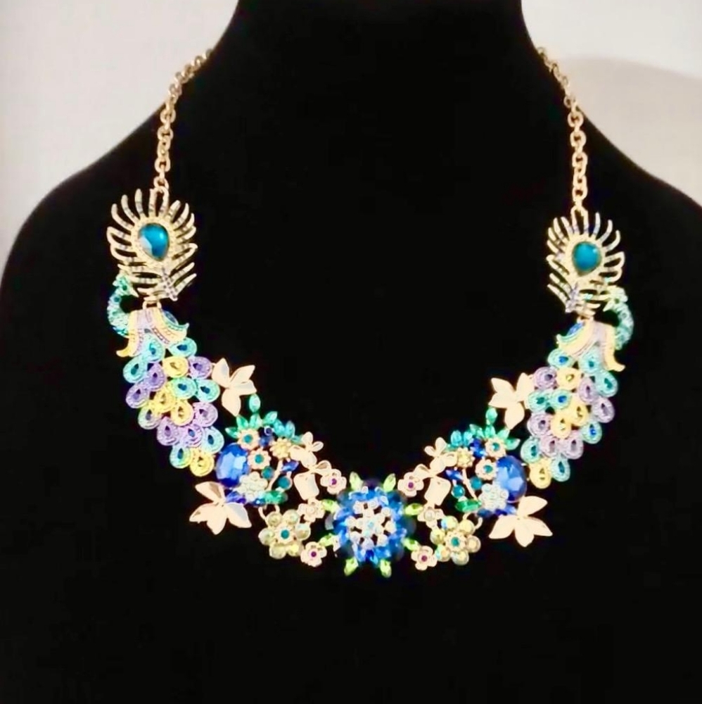 Natasha Peacock Necklace 🦚